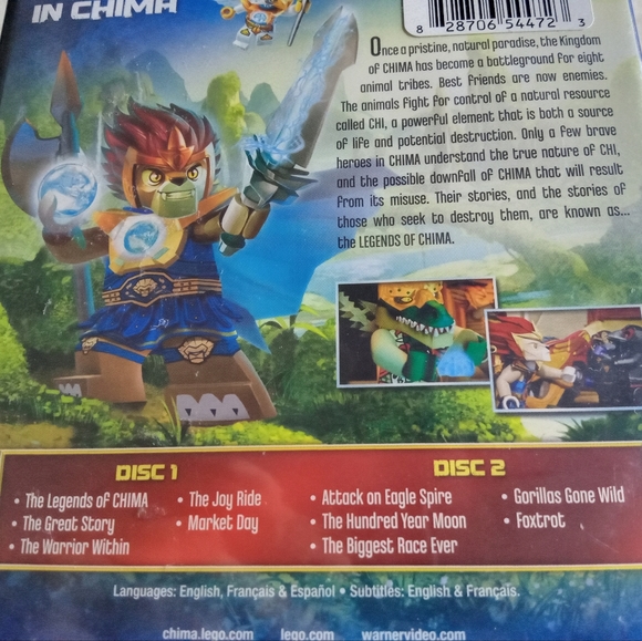 Lego Legends of Chima The Lion The Crocodile and the Power of Chi Dvd - Picture 3 of 8